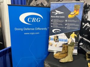 Photo of CRG's booth at SAFE Symposium